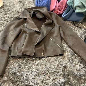 Suede never worn jacket
